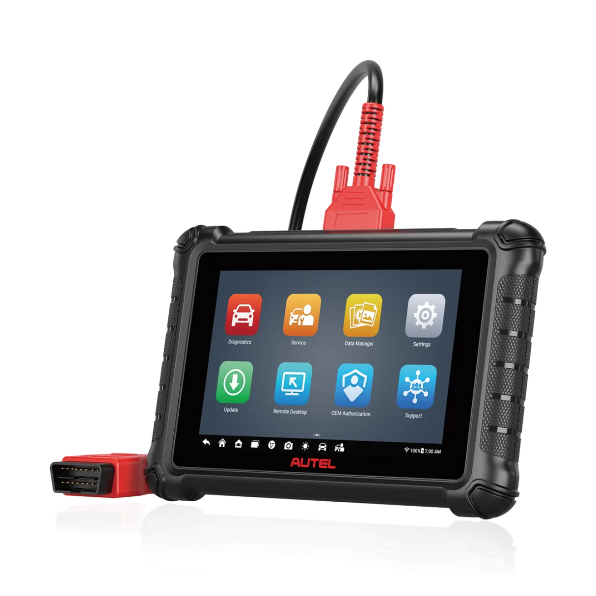 Autel MaxiCheck MX900 Diagnosegerät mit 8-Zoll-Touchscreen im Einsatz