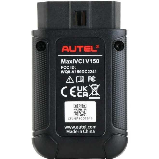 MaxiVCI V150 Bluetooth-Diagnoseinterface Rückansicht mit OBD2-Stecker