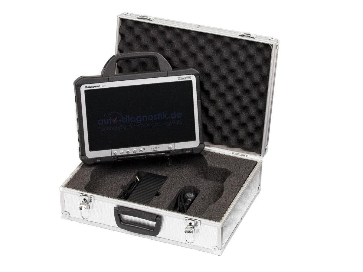 Aluminium Koffer mit Schaumstoffeinlage für Panasonic CF-D1 ( Ohne Gerät ).