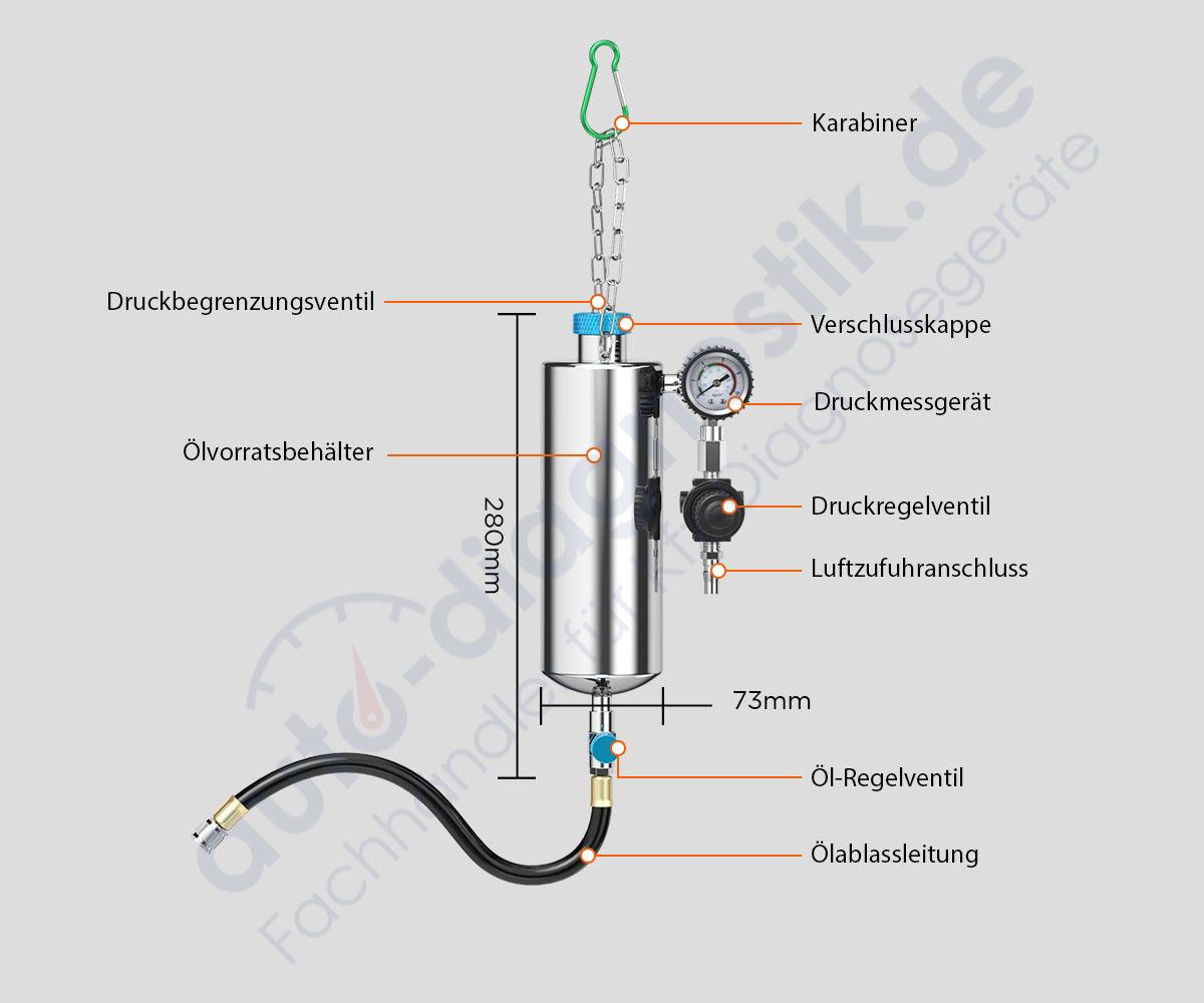 AUTOOL C100 Benzin und Diesel Kraftstoff Auto KFZ Einspritzdüsenreiniger.