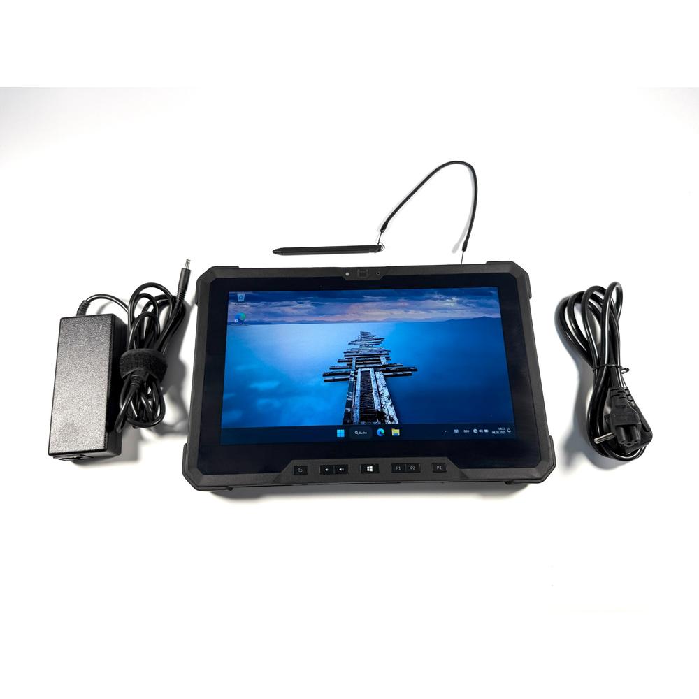 Dell Latitude 7212 Rugged Tablet Vorderseite robustes Outdoor-Tablet mit Windows 11