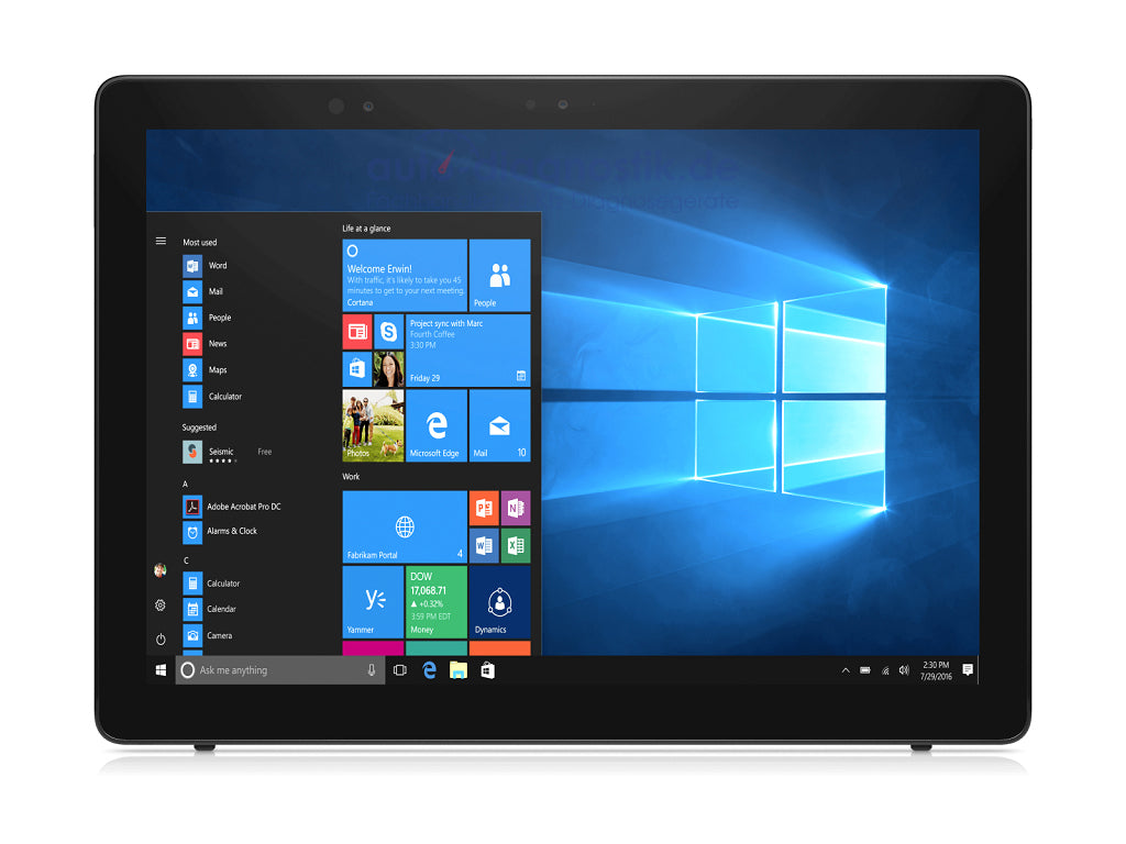 DELL Latitude 5285 Tablet, Intel Core i5-7300U - 2,6GHz, 8GB, 256GB SSD, Win10Pro
