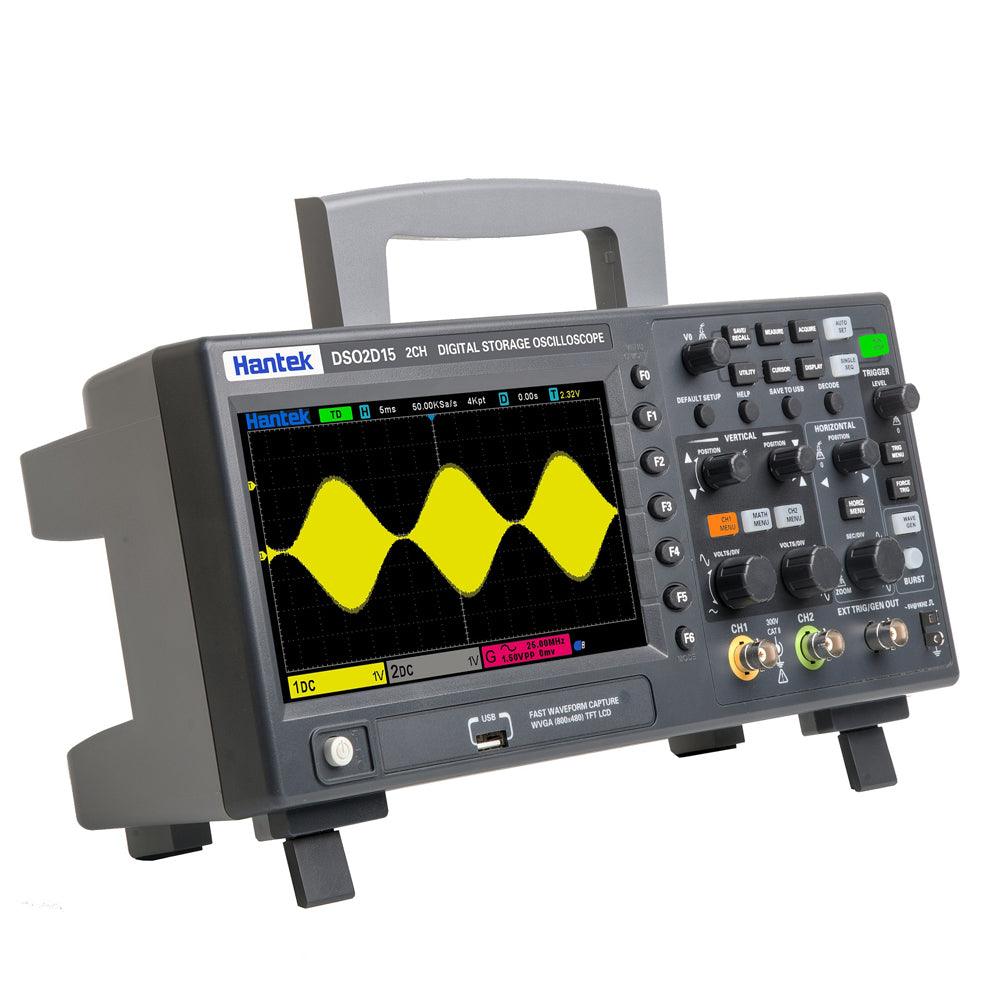 Hantek DSO2D15 Zweikanal Digital Lager Oszilloskop /AFG-Signalgenerator.