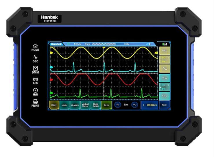 Hantek TO1112D Touch-Screen Digital Oszilloskop 2 Kanäle 110 MHz.