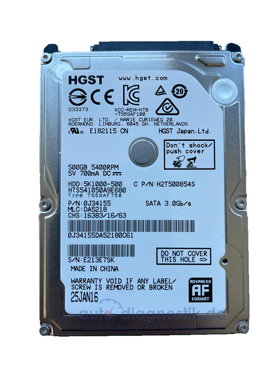 HGST 500GB 3Gb/s 2.5" 5400rpm SATA HDD Intern Festplatte PS4.