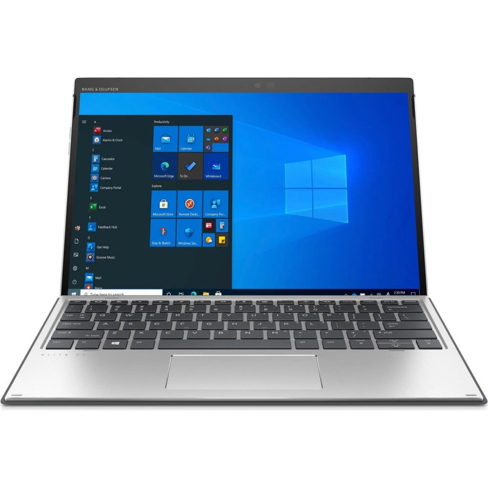HP Elite x2 1013 G4 mit deutscher Tastatur und Touchpad, Frontalansicht