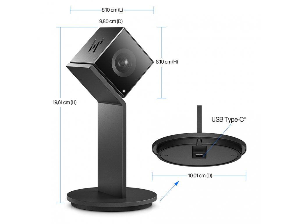 HP Presence See 4K AI Camera Webcam Hochauflösende Videokonferenzkamera.