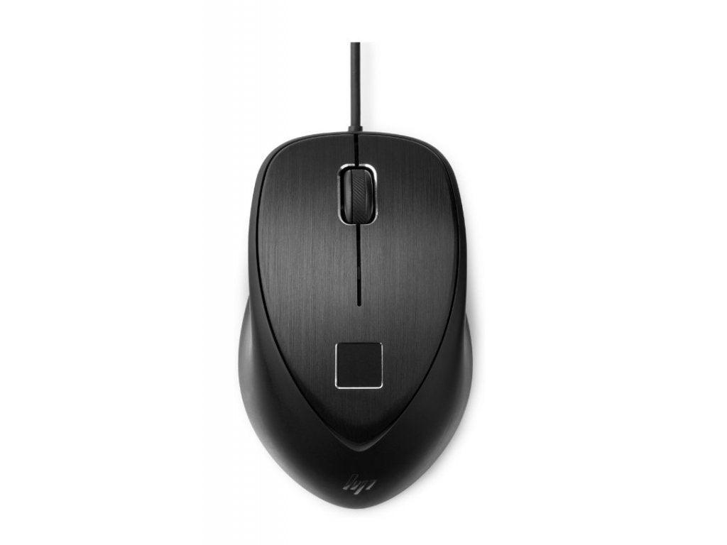 HP Fingerabdruck-Maus Laser 3 Tasten kabelgebunden 4TS44AA NEU.