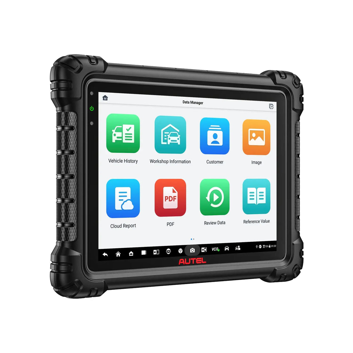 Autel MaxiSys MS919 S2 Diagnosetablet mit Daten-Manager auf dem Display