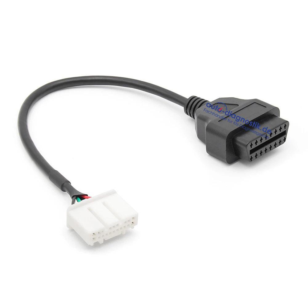 Tesla 20-Pin Diagnosestecker und 16-Pin OBD2 Buchse im Detail