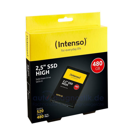 SSD Intenso 2,5" Festplatte 480GB HIGH SATA3 Interne Festplatte