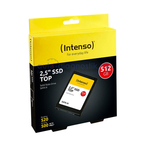 SSD Intenso 2,5" Festplatte 512GB TOP SATA3 2,5" interne Festplatte