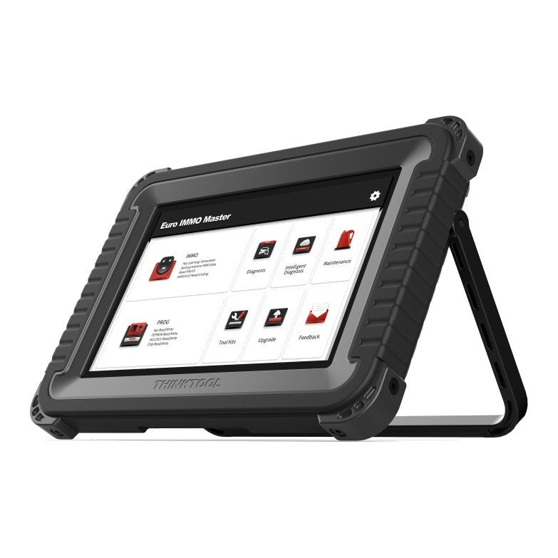 Thinkcar Euro IMMO Master Tablet schräg mit ausgeklapptem Standbügel
