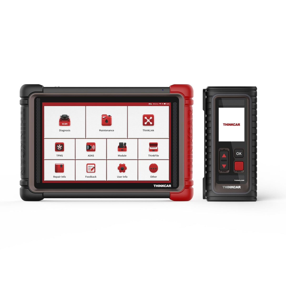 THINKCAR Thinktool 195 Diagnosetablet mit THINKLINK-Interface von vorne