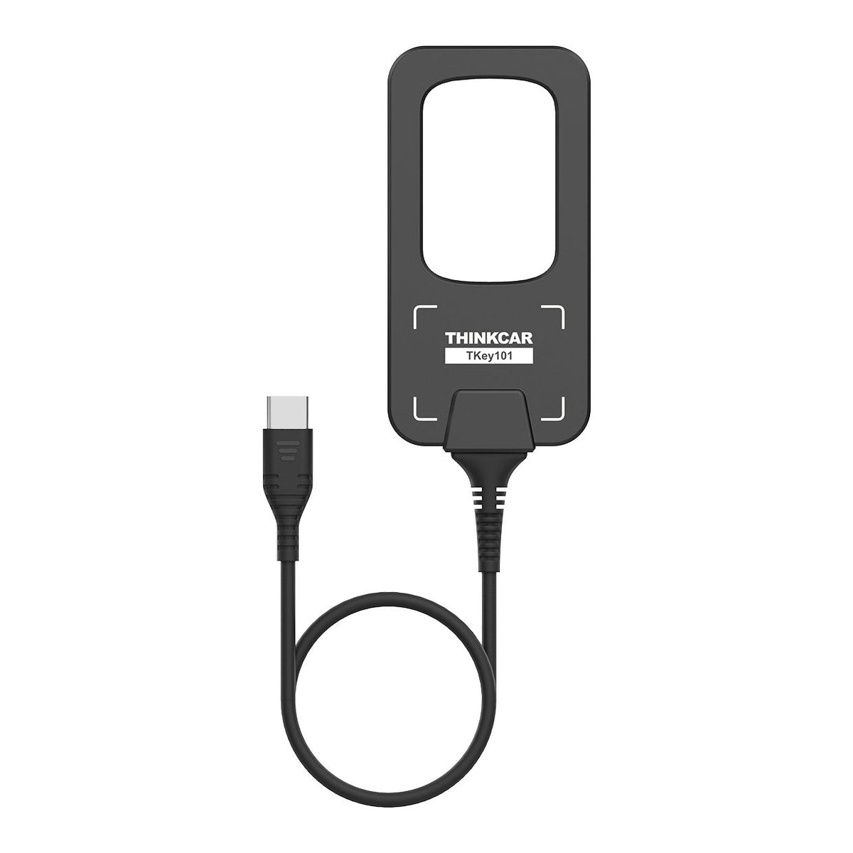 Thinkcar TKEY101 Transponder-Lesegerät mit USB-C-Kabel in der Frontansicht