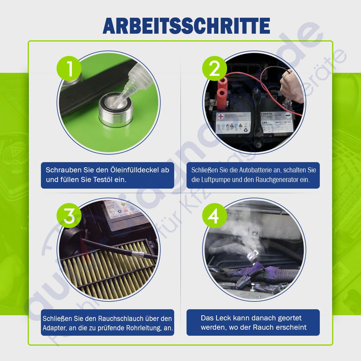 MR CARTOOL T130 Auto Rauch Leck Detektor.