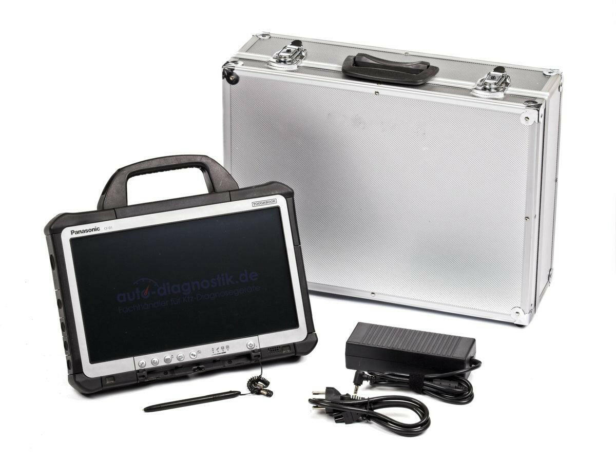 Panasonic TOUGHBOOK CF-D1 Tablet 13,3" 8GB RAM 120GB SSD Win11 A-Ware mit Koffer.