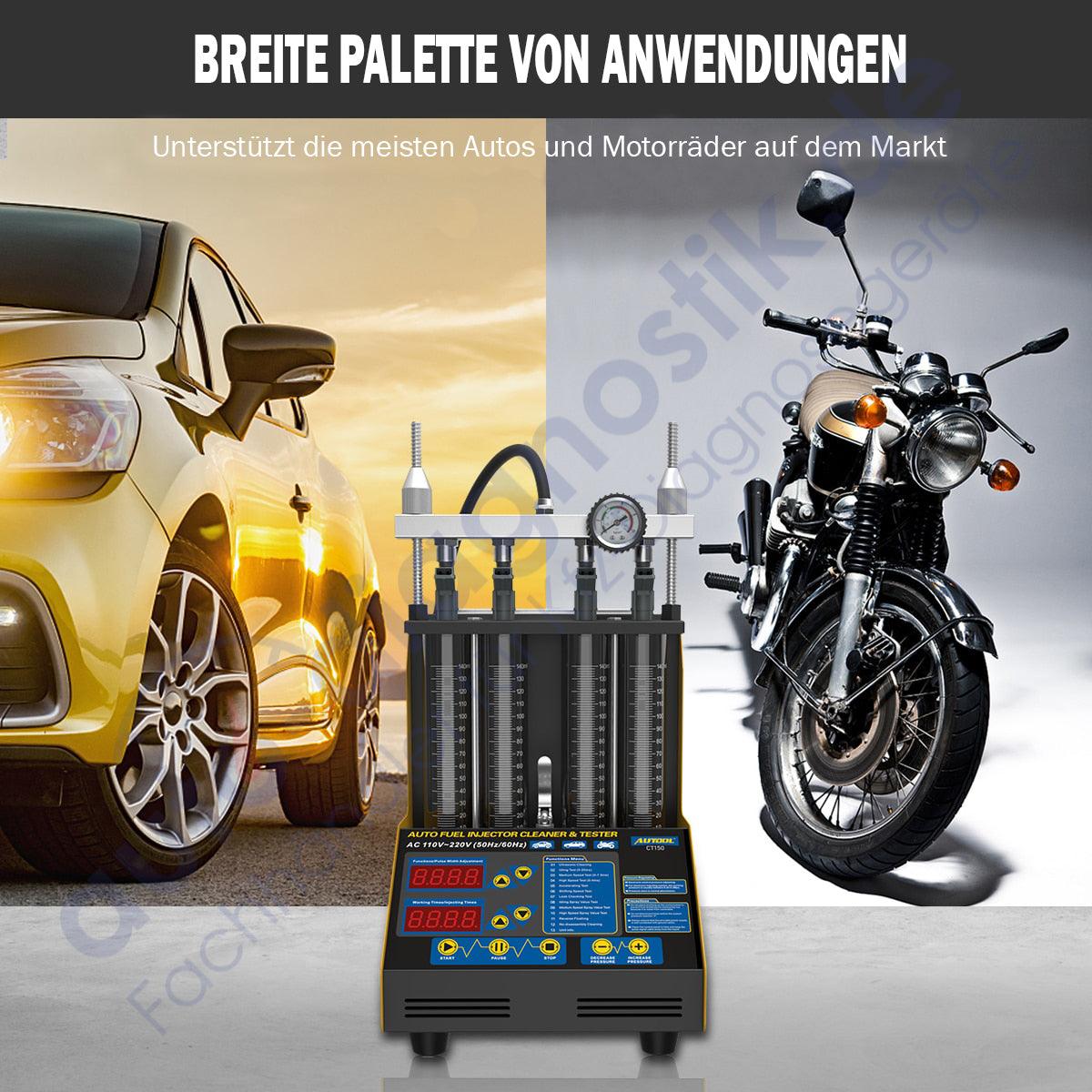 Autool CT150 KFZ Benzin Einspritzdüsen Tester- und Reinigungsmaschine.