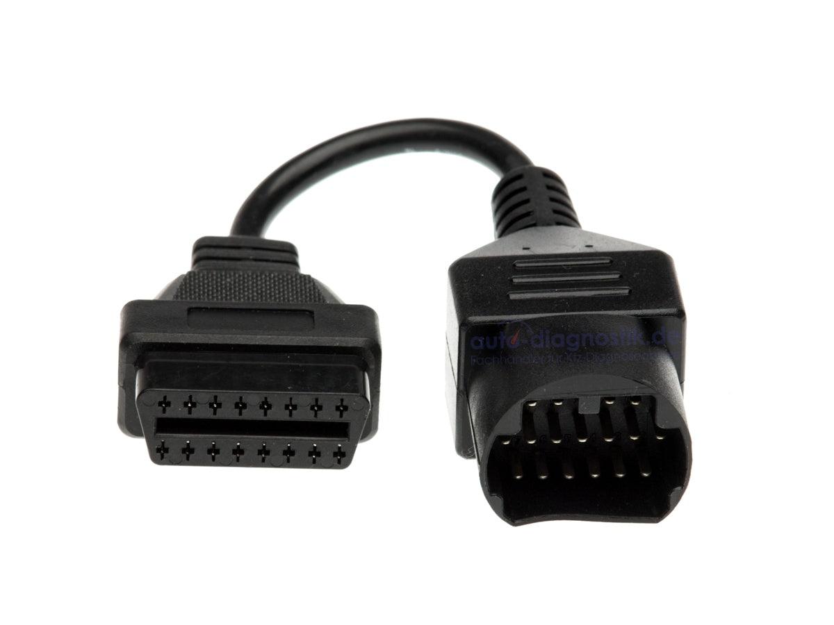 Mazda 17pin OBD1 OBD2 auf 16pin Diagnose Stecker Kabel für Mazda.