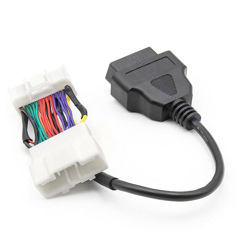 26pin Tesla 26Pin auf 16pin Y OBD2 Diagnose Stecker Kabel für Tesla Model 3 NEU.