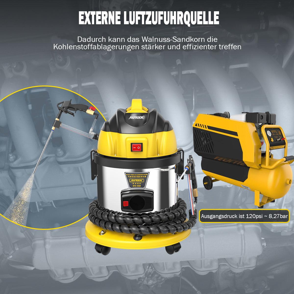 AUTOOL HTS558 Kfz Sandstrahler Reinigen Maschine Sandstrahlgerät Strahlgerät.