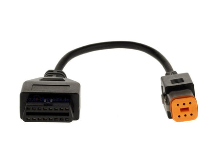 Harley Davidson 6pin auf 16pin OBD2 Diagnose Stecker Kabel für Harley Davidson.