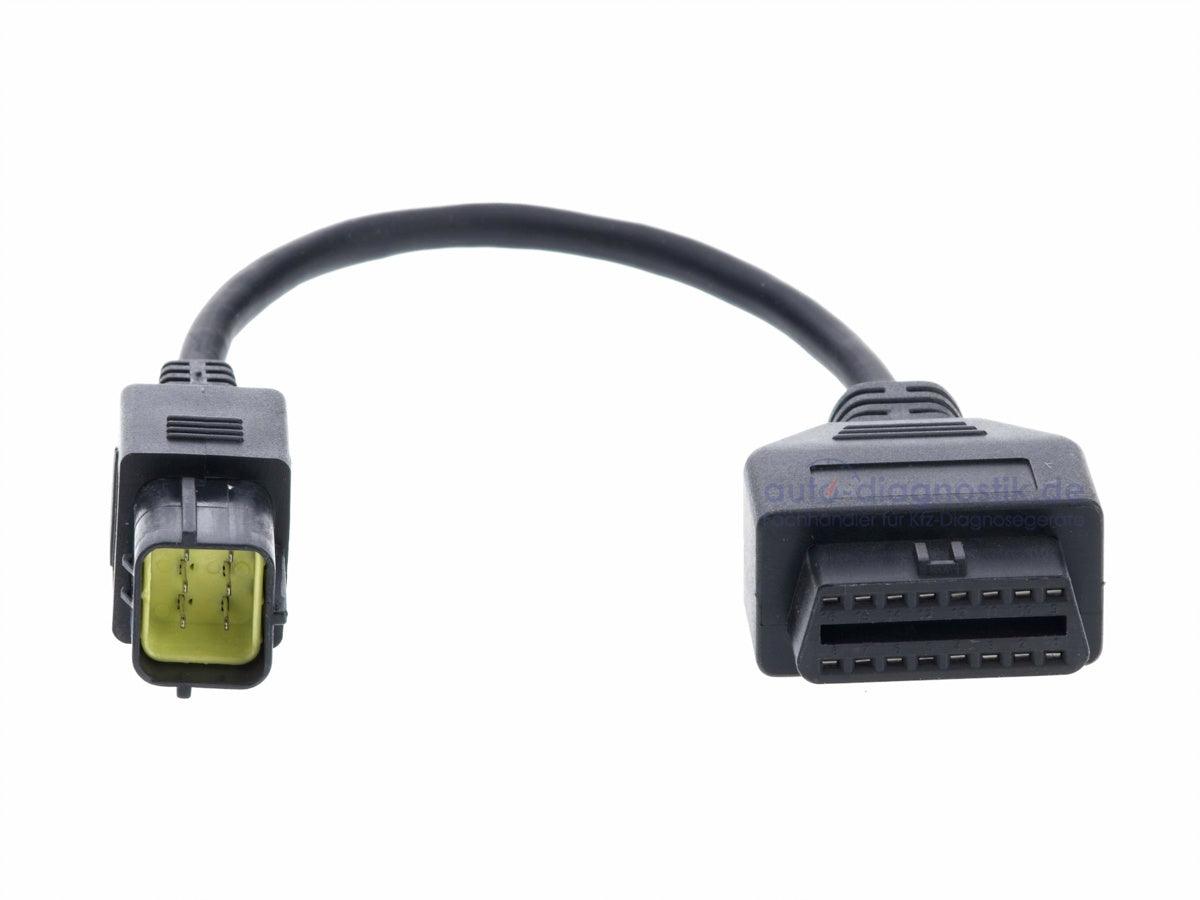 Husqvarna 6pin auf 16pin OBD2 Diagnose Stecker Kabel für Husqvarna Motorrad.