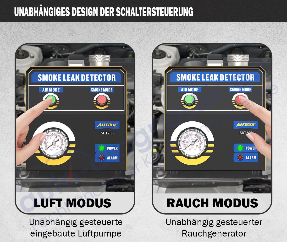 AUTOOL KFZ Rauchmaschine Lecksuchgerät Auto EVAP Nebelmaschine Vakuum Diagnose.