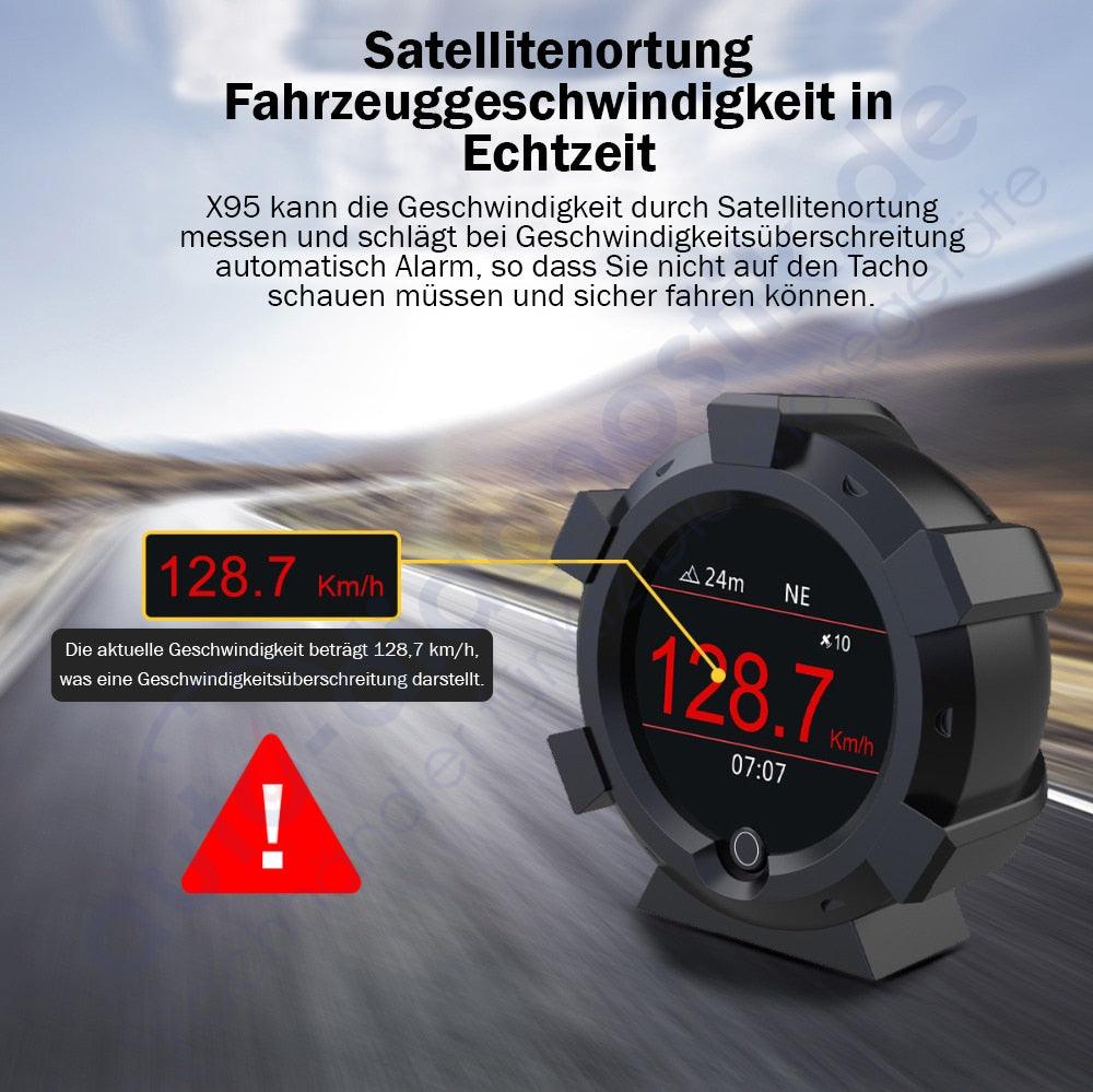 AUTOOL X95 GPS Ortungsgerät Koordinaten, Neigungs- und Gefällen Anzeiger.