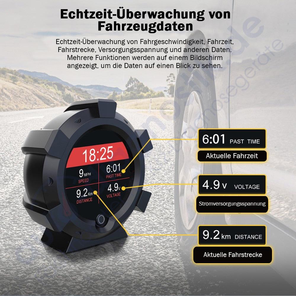 AUTOOL X95 GPS Ortungsgerät Koordinaten, Neigungs- und Gefällen Anzeiger.