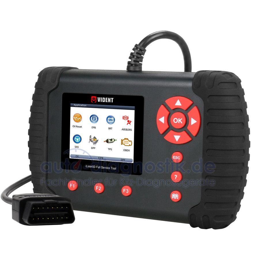 Vident iLink450 Service zurücksetzen OBDI OBDII Diagnose-Tool.