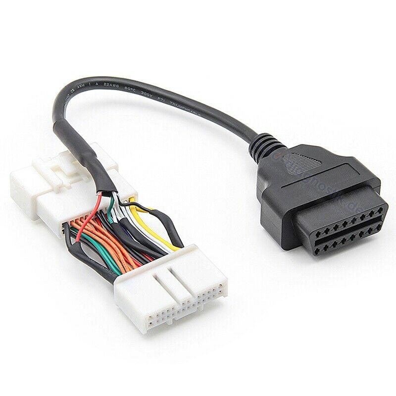 26pin Tesla 26Pin auf 16pin Y OBD2 Diagnose Stecker Kabel für Tesla Model 3 NEU.