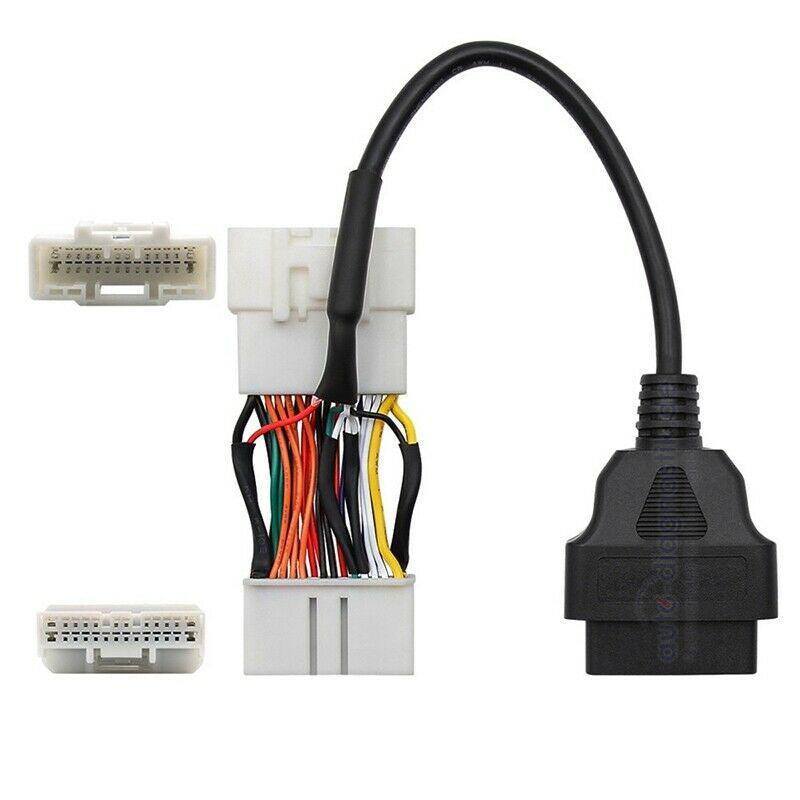 26pin Tesla 26Pin auf 16pin Y OBD2 Diagnose Stecker Kabel für Tesla Model 3 NEU.