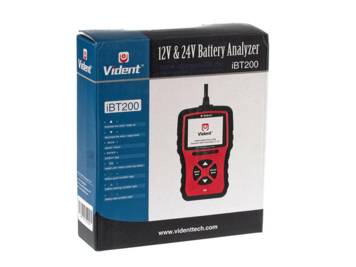 Vident iBT200 Batterietester LKW PKW Auto Batterietester Digital PKW.