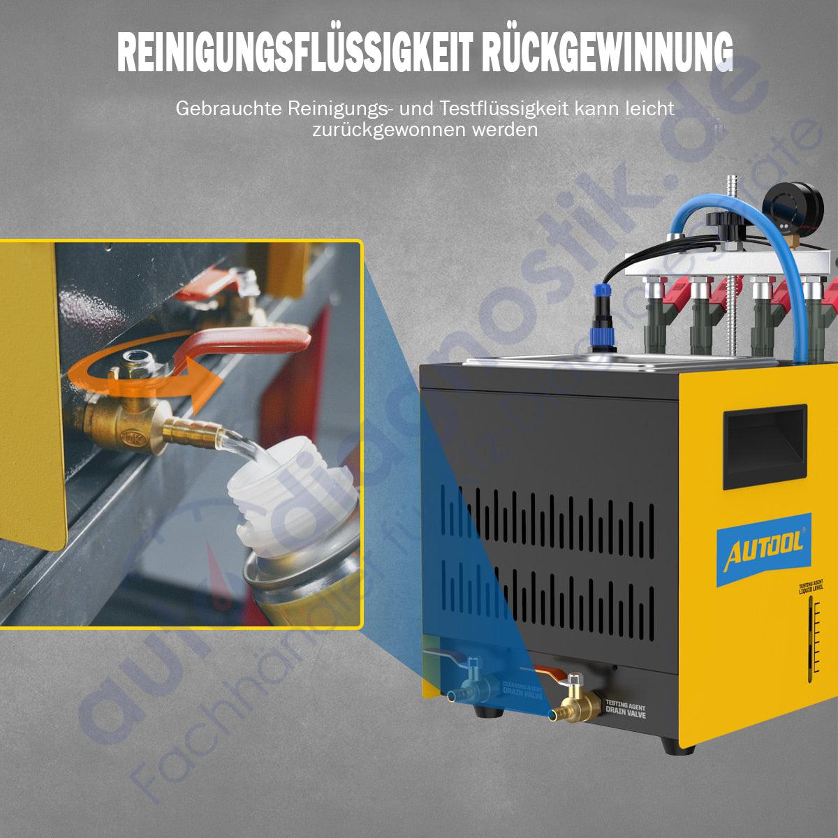 Autool CT160 Original KFZ Diesel Einspritzdüsen Tester & beheizter Reiniger.