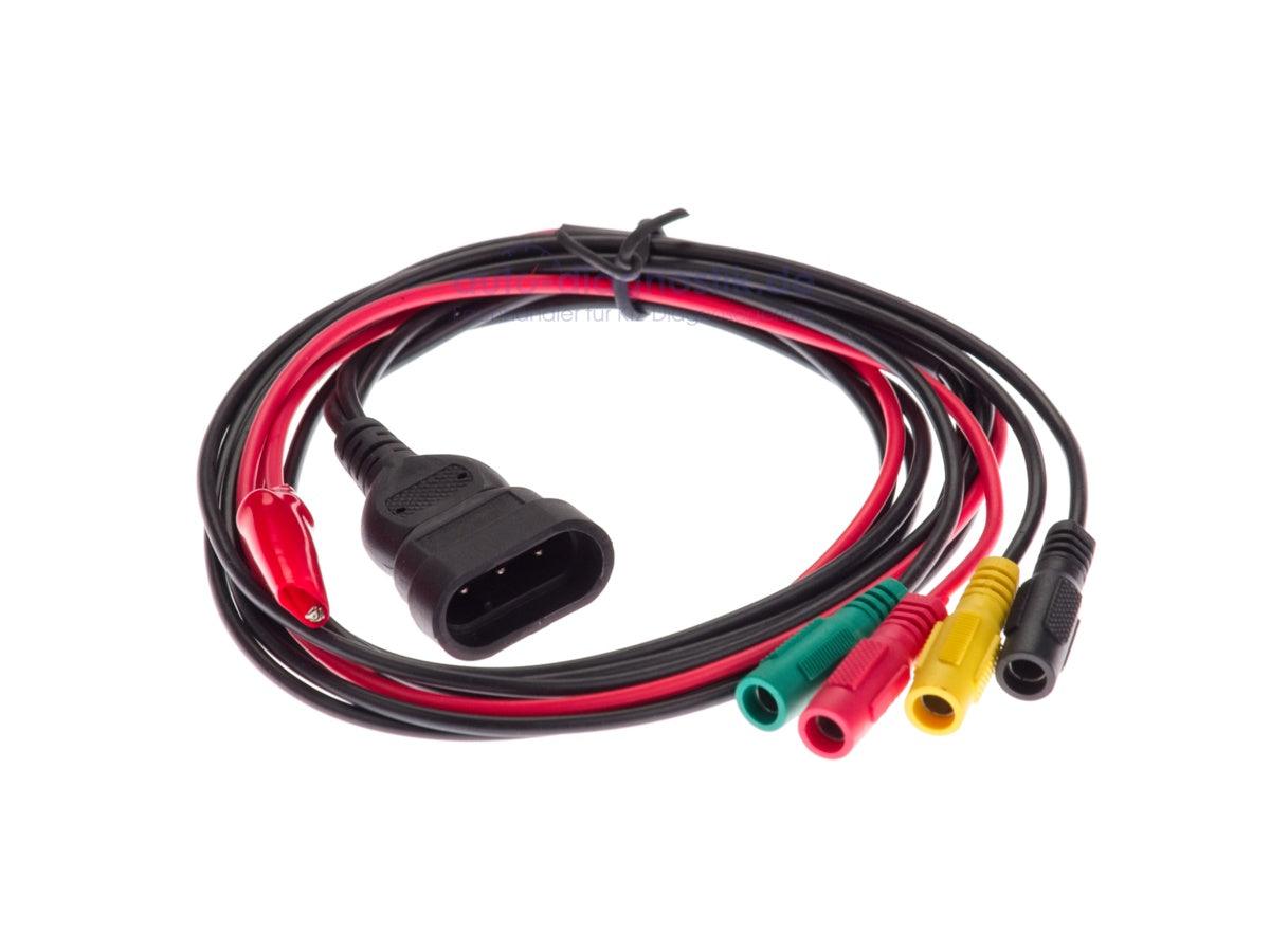 Bosch KTS Fiat 3Pin OBD1 OBD2 Adapterkabel auf 4 Bananenstecker NEU.