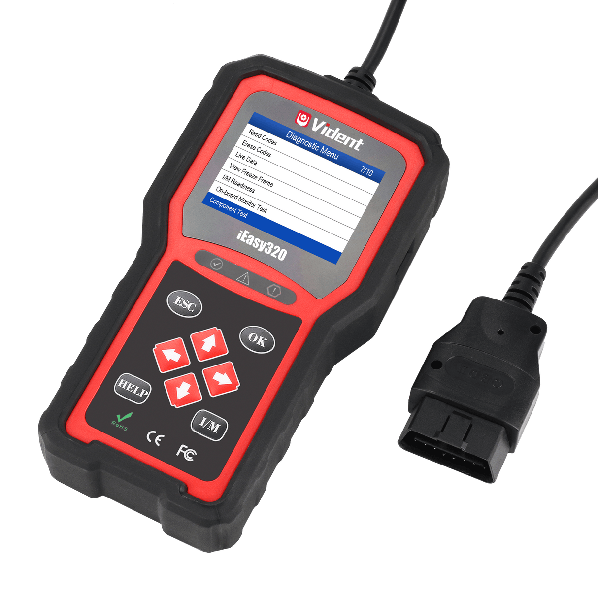 Vident iEasy320 Erweiterter OBDII/EOBD CAN Code Leser Professionelles Diagnose.