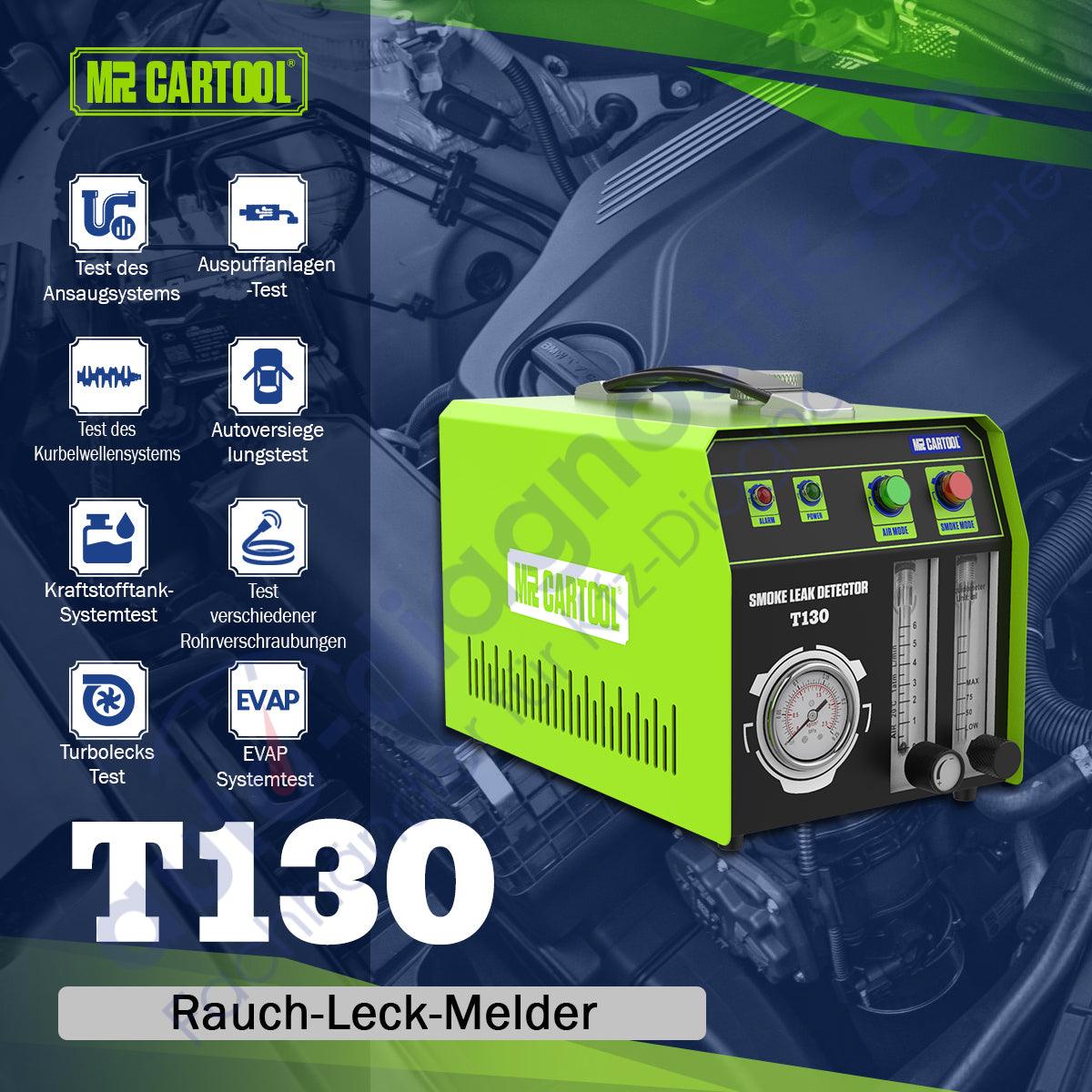 MR CARTOOL T130 Auto Rauch Leck Detektor.