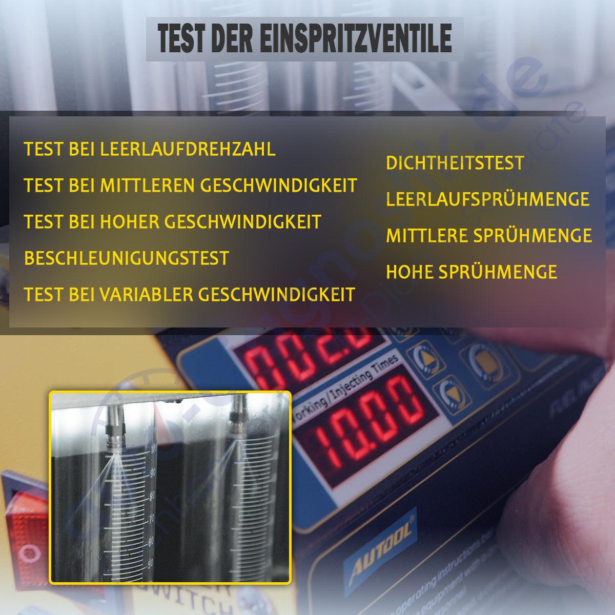 Autool CT160 Original KFZ Diesel Einspritzdüsen Tester & beheizter Reiniger.