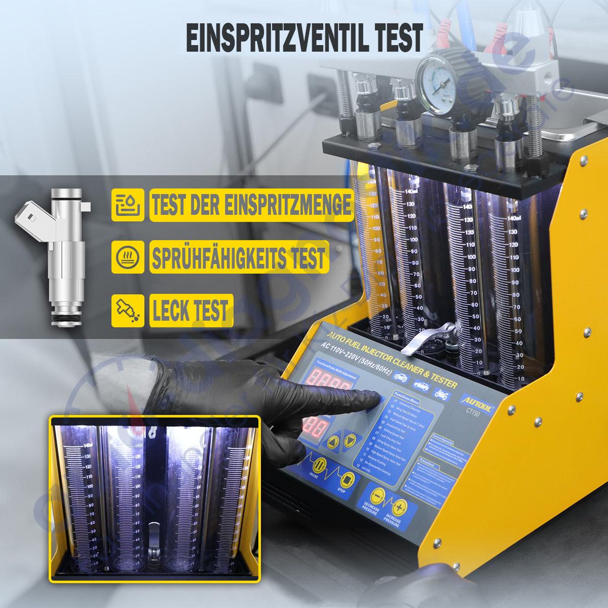 Autool CT150 KFZ Benzin Einspritzdüsen Tester- und Reinigungsmaschine.