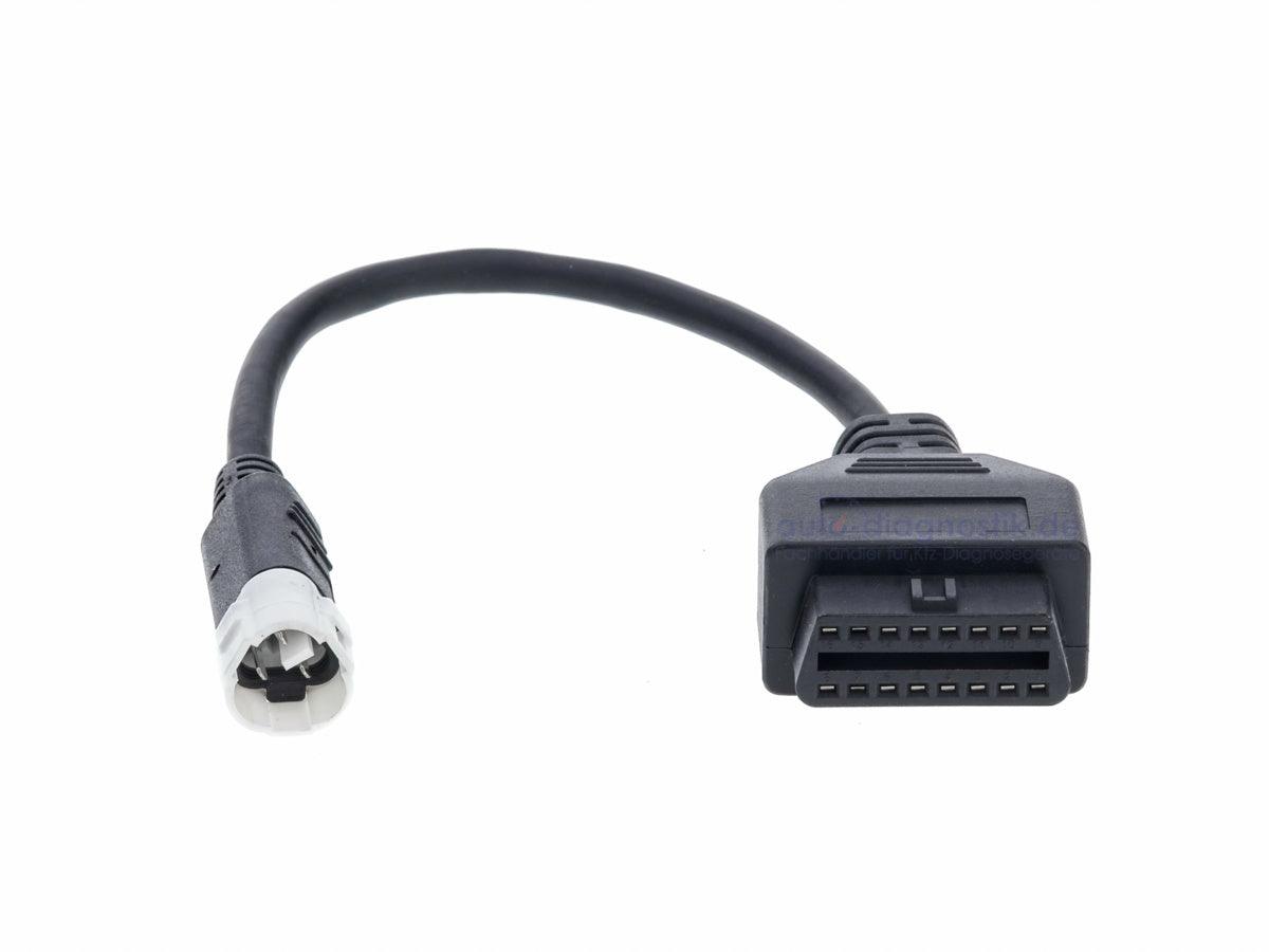 Yamaha 3pin auf 16pin OBD2 Diagnose Stecker Kabel für Yamaha Motorrad.
