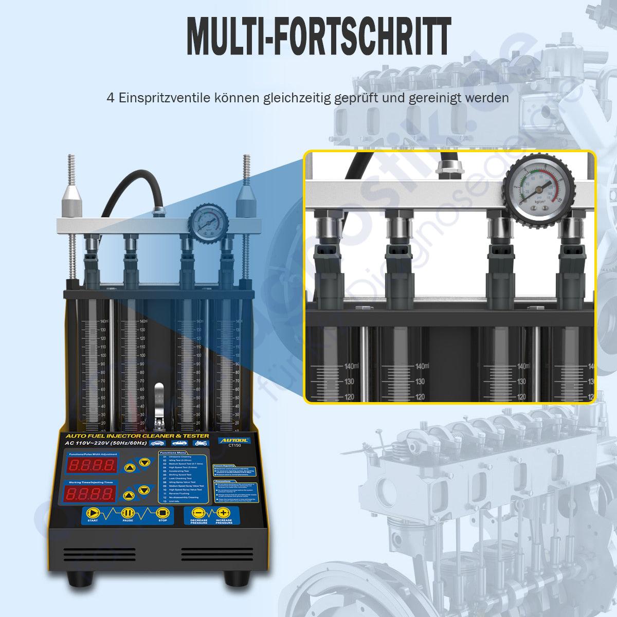 Autool CT150 KFZ Benzin Einspritzdüsen Tester- und Reinigungsmaschine.
