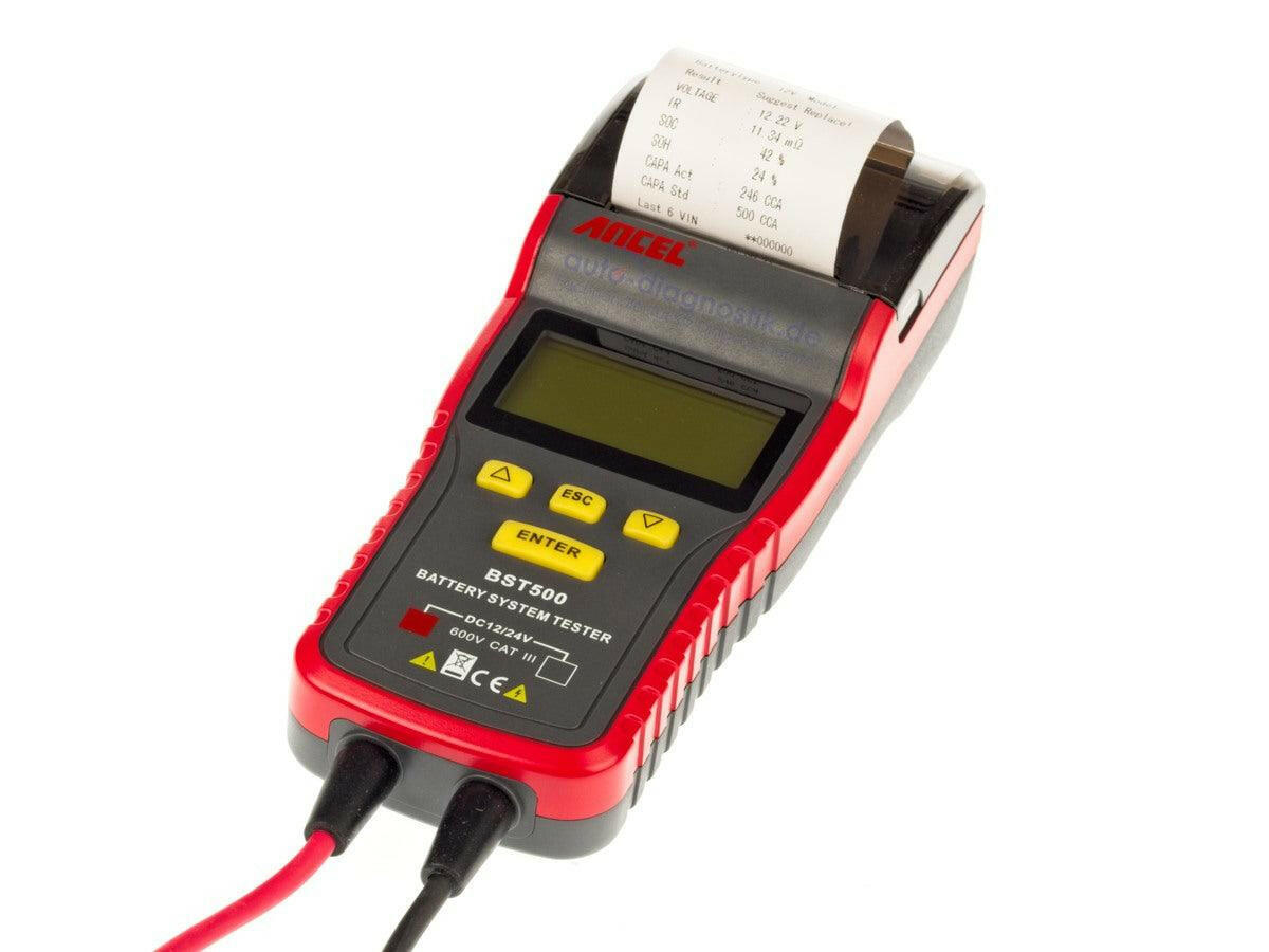 Ancel BST500 12V 24V Autobatterietester PKW LKW Motorrad Boote.