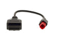 Euro5 6pin auf 16pin OBD2 Diagnose Stecker Kabel für Euro5 Motorrad.