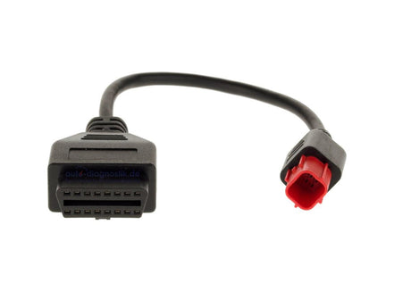 Euro5 6pin auf 16pin OBD2 Diagnose Stecker Kabel für Euro5 Motorrad.