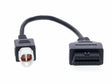 Yamaha 4pin auf 16pin OBD2 Diagnose Stecker Kabel für Yamaha Motorrad.