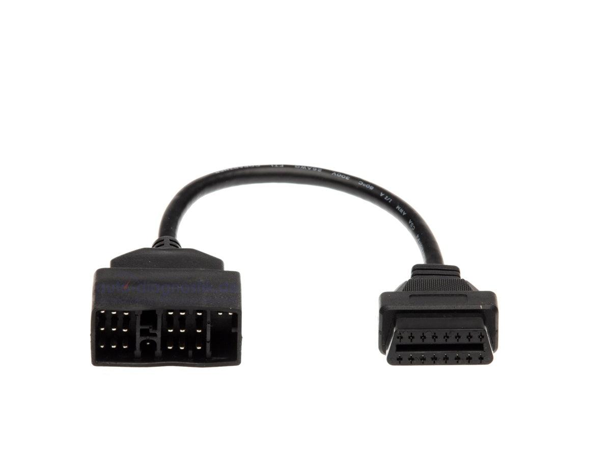 Toyota 22Pin OBD1 Adapterstecker auf 16Pin OBD2 Diagnosestecker.