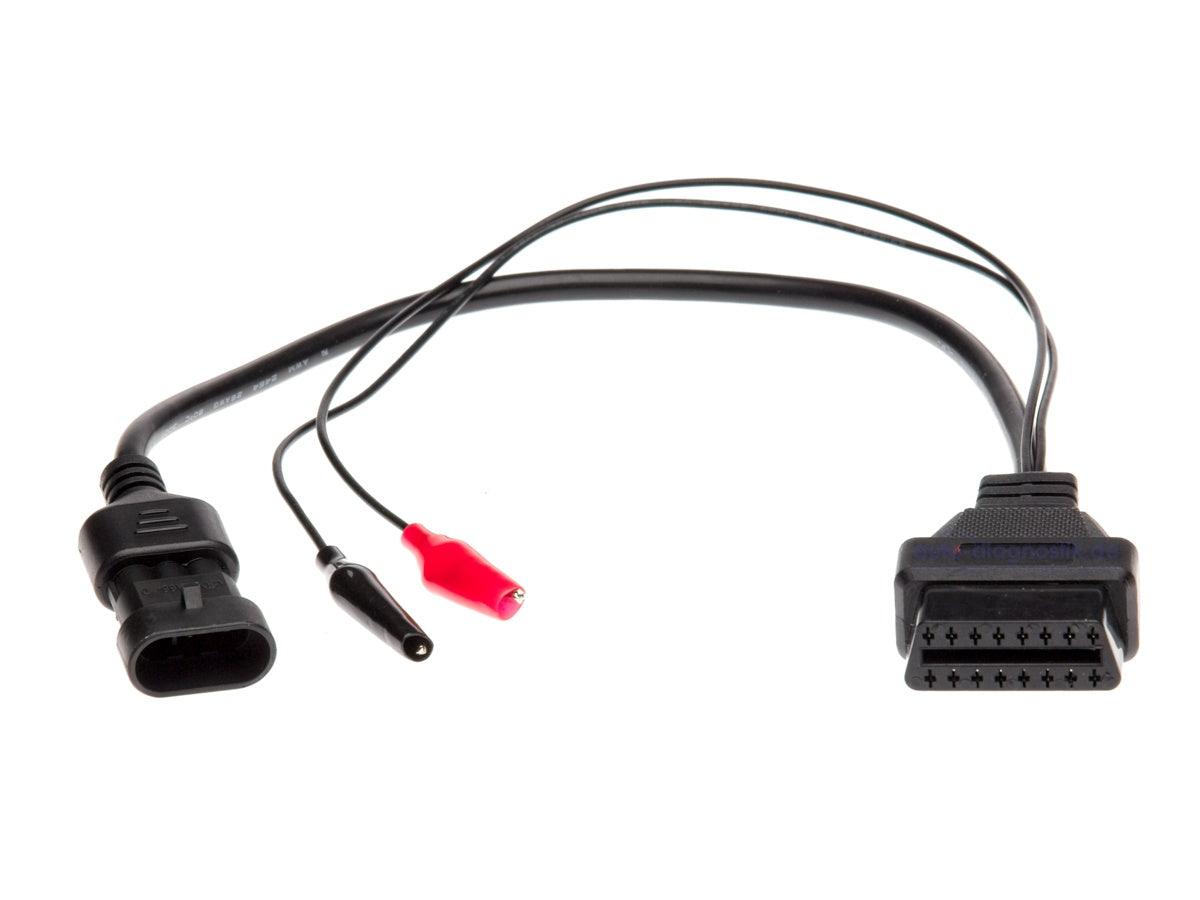 Fiat 3Pin auf 16pin OBD1 OBD2 Diagnose Stecker Kabel für Fiat.