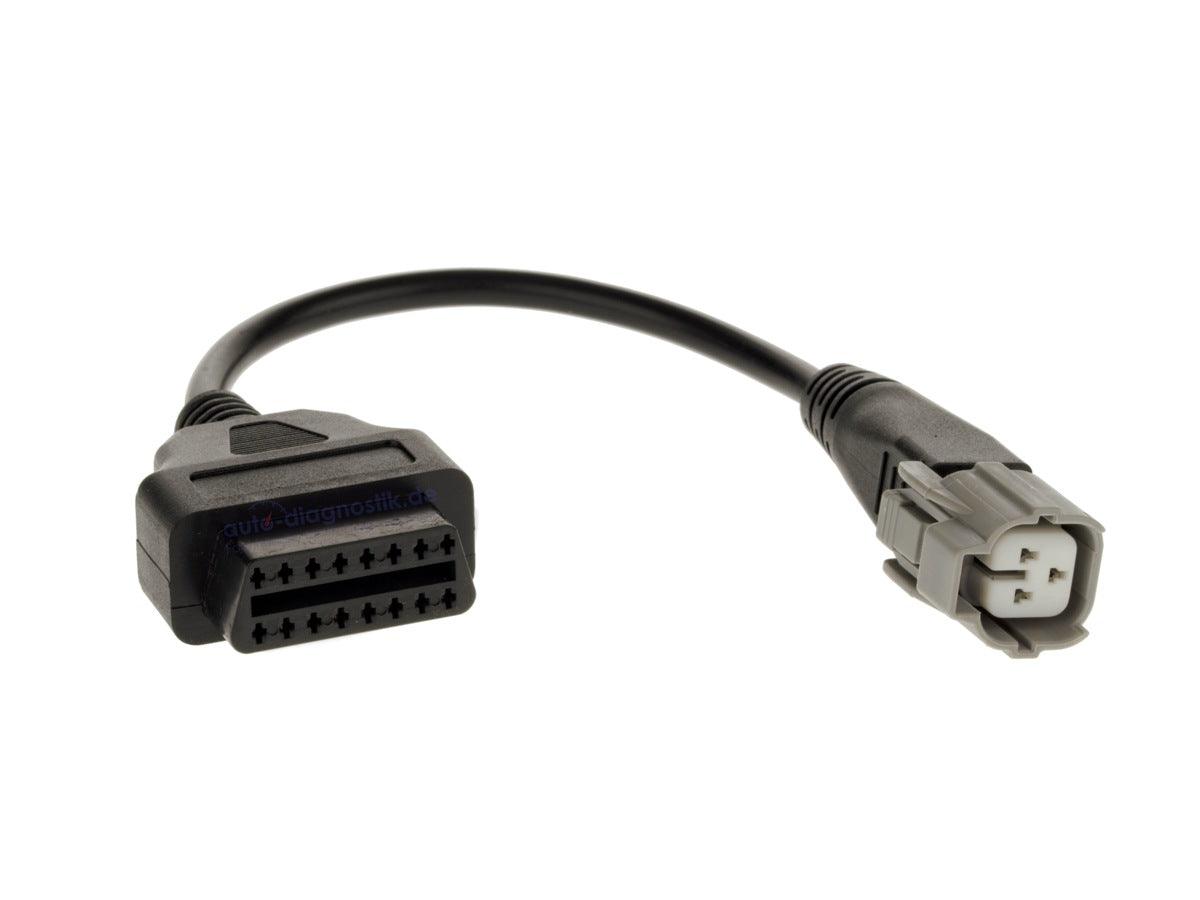 Yamaha 3pin auf 16pin OBD2 Diagnose Stecker Kabel für alte Yamaha Motorräder.