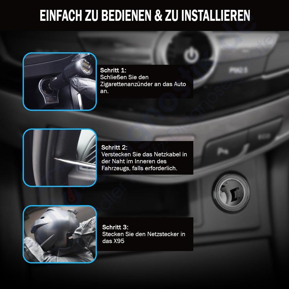 AUTOOL X95 GPS Ortungsgerät Koordinaten, Neigungs- und Gefällen Anzeiger.